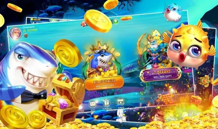 Sảnh bắn cá VN88 thiết kế giao diện đẹp, sống động