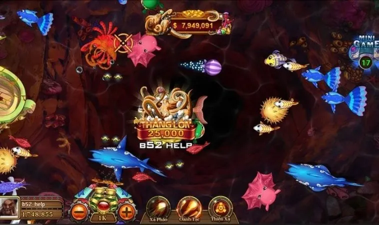 Bí Quyết Chinh Phục Bắn Cá Đại Chiến B52 Tại VN88: Hướng Dẫn Chuyên Gia 2 Giao diện chơi Bắn Cá Đại Chiến B52 tại VN88