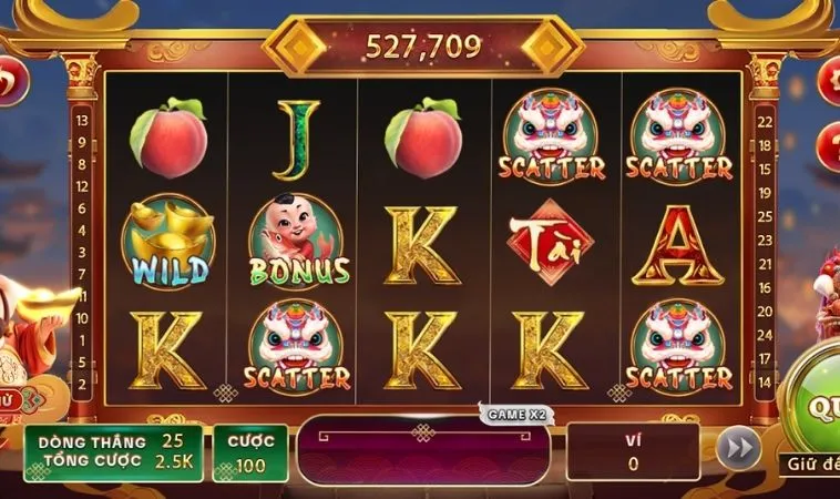 Các biểu tượng trong game Nổ Hũ Lân Hái Lộc tại VN88